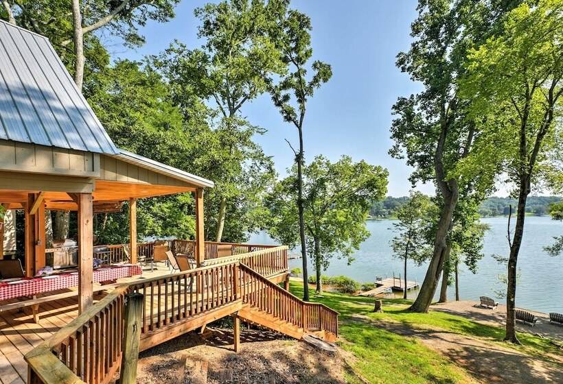 Lakefront Rutledge Home W/ Fire Pit & Private Dock