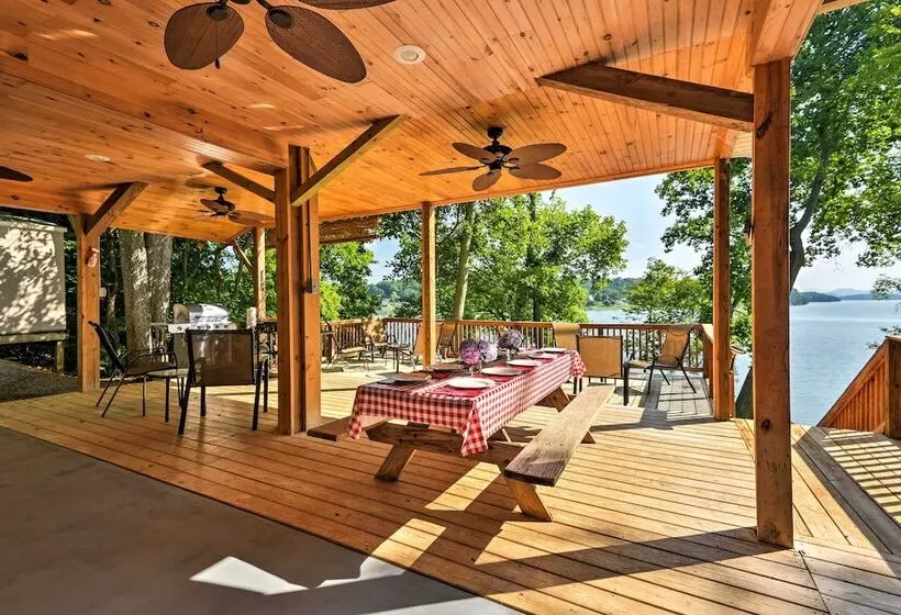 Lakefront Rutledge Home W/ Fire Pit & Private Dock