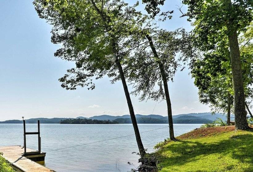 Lakefront Rutledge Home W/ Fire Pit & Private Dock