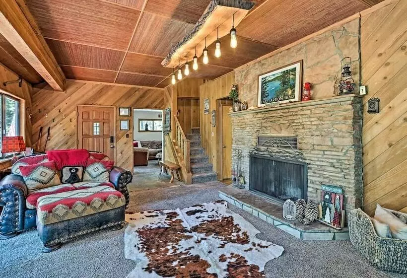 Expansive Retreat W/ Deck, Game Room & Lake Views!