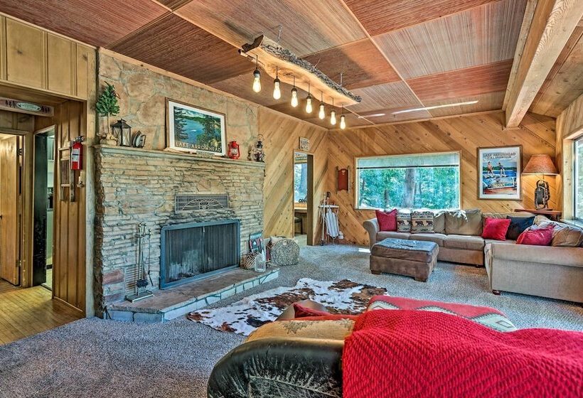 Expansive Retreat W/ Deck, Game Room & Lake Views!