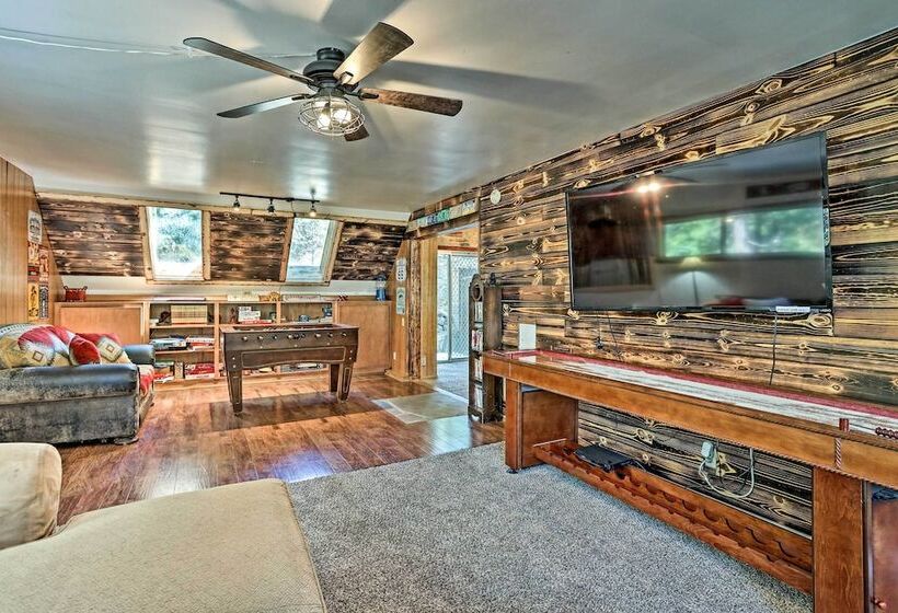 Expansive Retreat W/ Deck, Game Room & Lake Views!