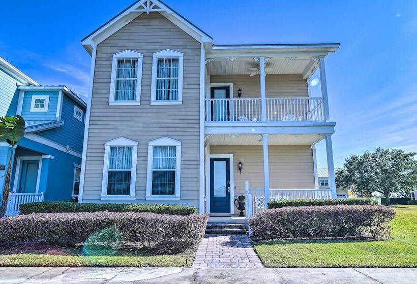 6 Mi To Disney: Lakefront Reunion Resort Home