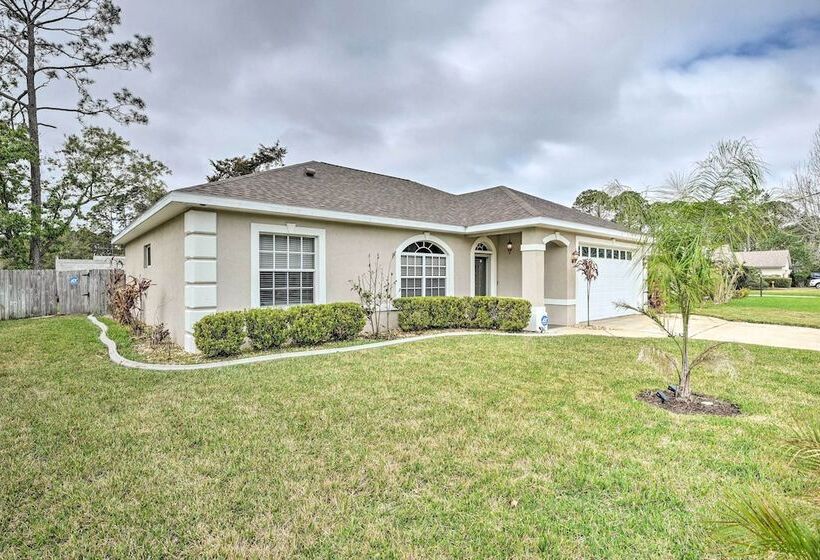 Pet Friendly Palm Coast Home W/ Pool Table & Patio
