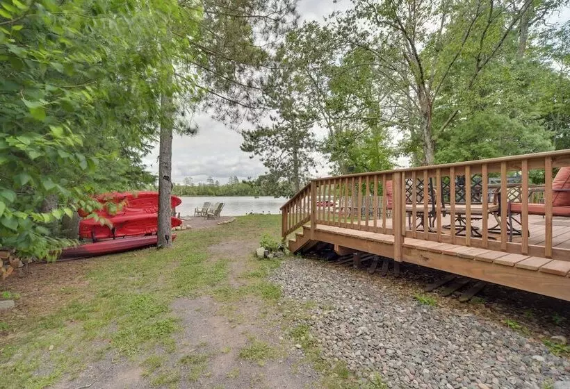 Solon Springs Getaway W/ Dock & Kayaks!