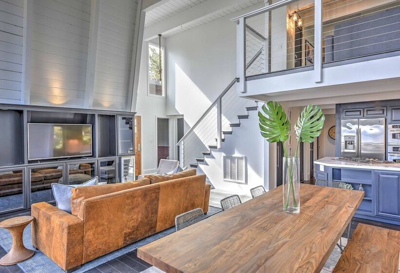 Tahoe City A Frame Home 10 Mi To Skiing!