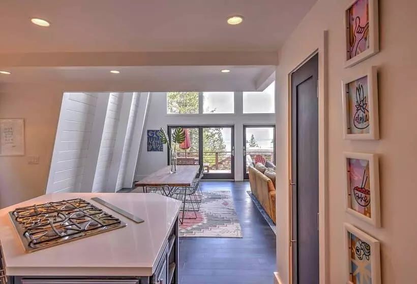 Tahoe City A Frame Home 10 Mi To Skiing!