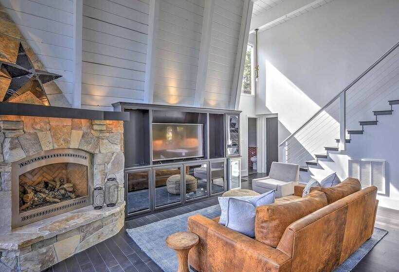 Tahoe City A Frame Home 10 Mi To Skiing!