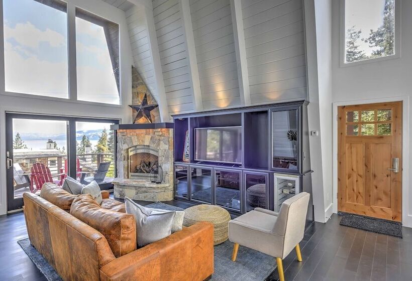 Tahoe City A Frame Home 10 Mi To Skiing!