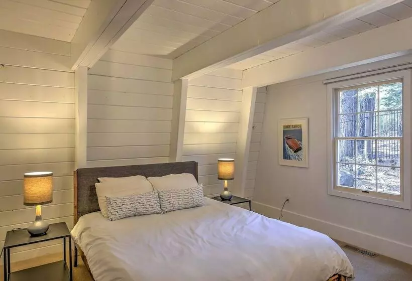 Tahoe City A Frame Home 10 Mi To Skiing!