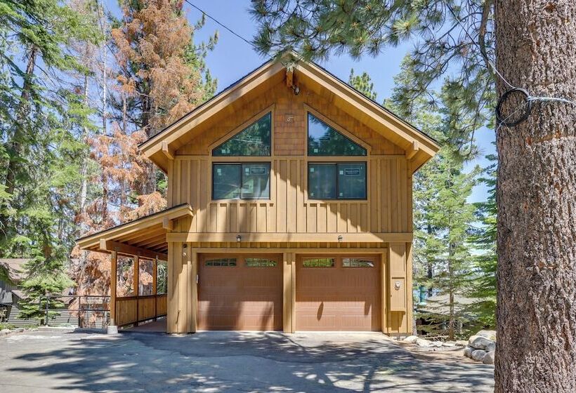 Waterfront Meeks Bay Home: Hot Tub, Walk To Trail