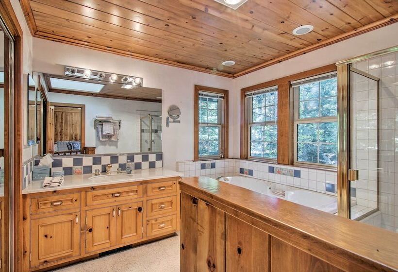 Waterfront Meeks Bay Home: Hot Tub, Walk To Trail