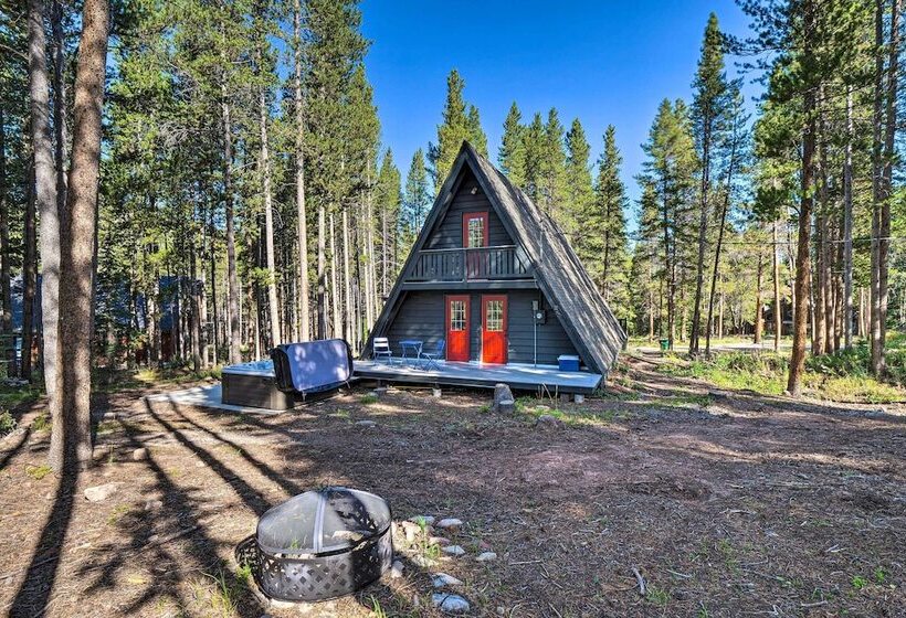4 Mi To Breck Slopes: A Frame Cabin W/ Hot Tub!