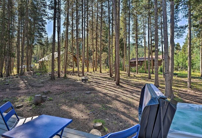 4 Mi To Breck Slopes: A Frame Cabin W/ Hot Tub!