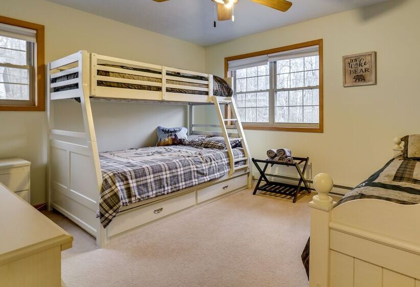 Hot Tub & Game Room: Cozy Big Bass Lake Home!