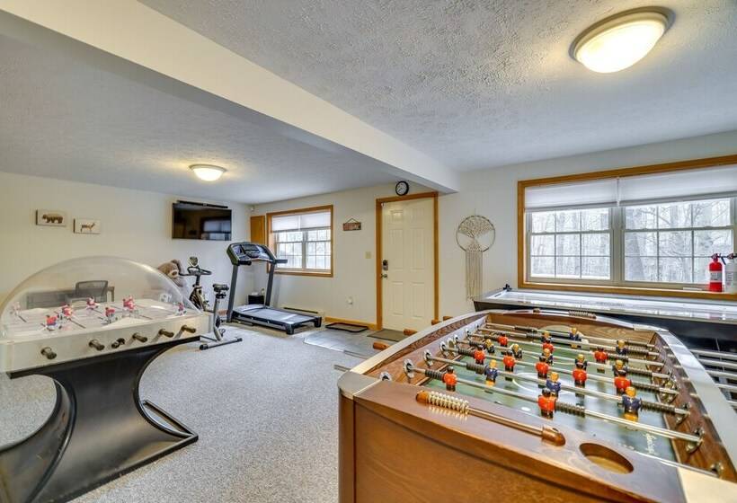 Hot Tub & Game Room: Cozy Big Bass Lake Home!