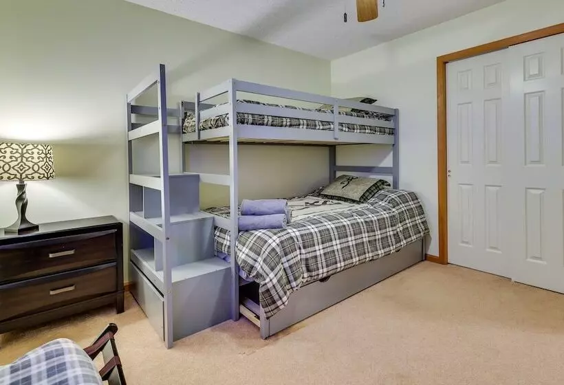 Hot Tub & Game Room: Cozy Big Bass Lake Home!