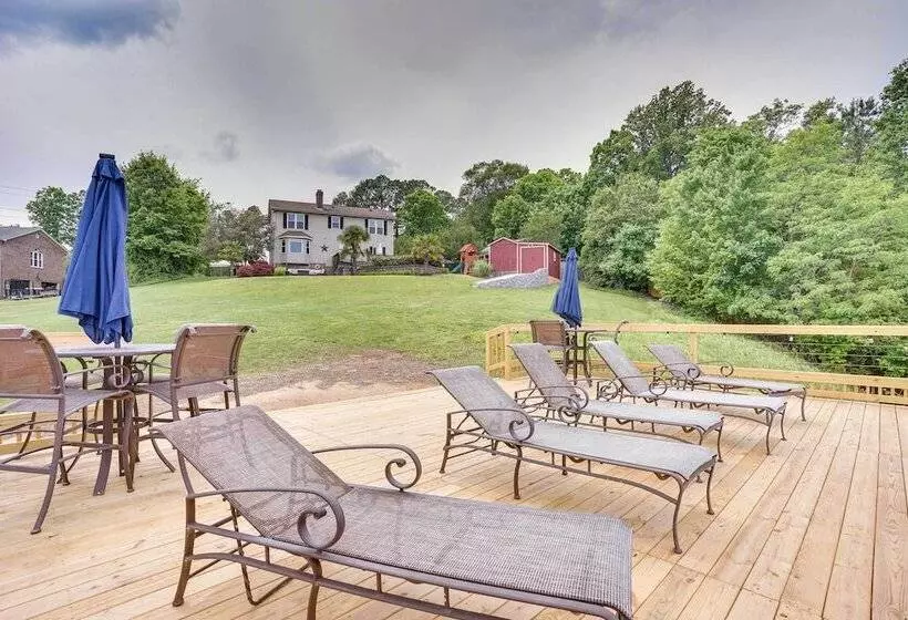 Dock & Kayaks: Lakefront Roanoke Rapids Home