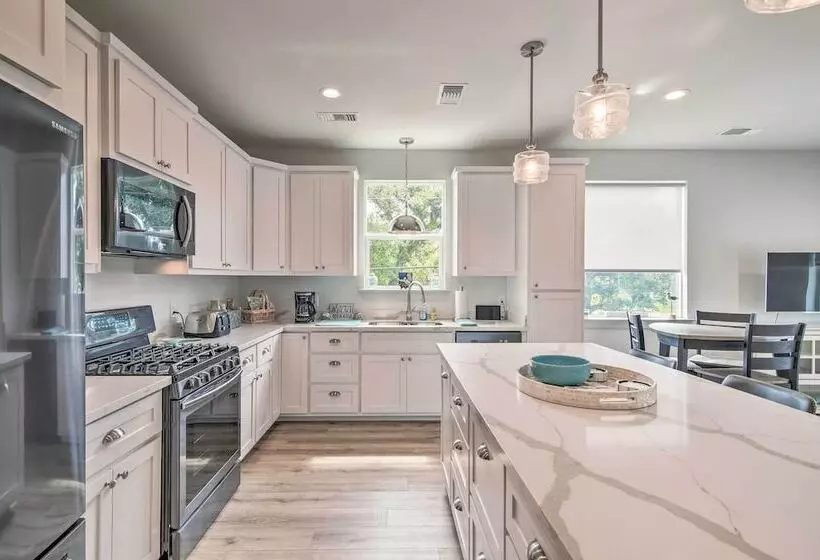 Modern Waveland Home W/ Deck   Walk To The Beach!