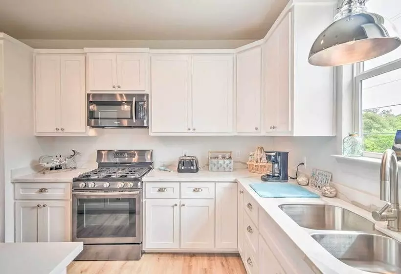 Modern Waveland Home W/ Deck   Walk To The Beach!