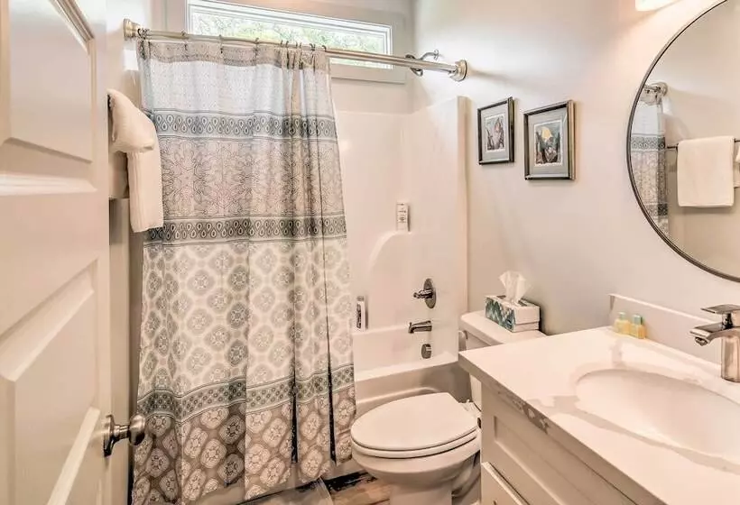 Modern Waveland Home W/ Deck   Walk To The Beach!