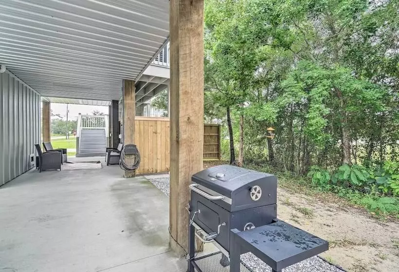 Modern Waveland Home W/ Deck   Walk To The Beach!