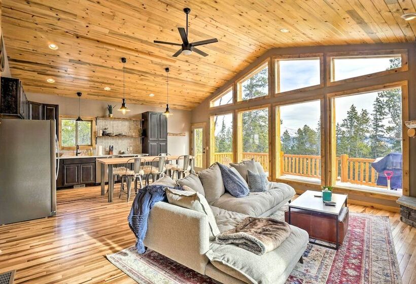 Mountainside Fairplay Cabin W/ Game Room & Sauna!