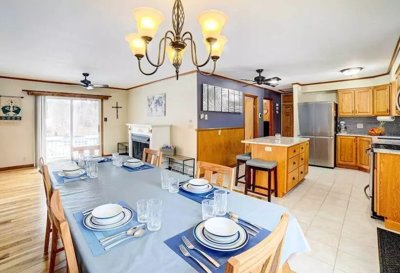 Waterfront Evart House On Chippewa Lake Channel