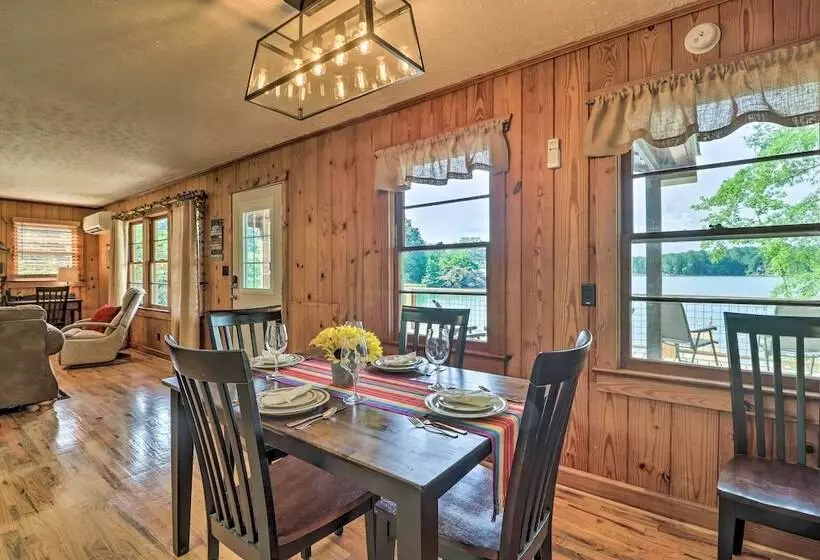 Waterfront Lake Martin Home W/ Grill & Beach!