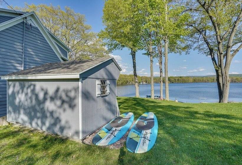 Family Lake & Ski House W/ Paddleboards & Fire Pit