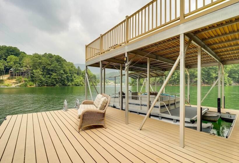Lakefront Butler Retreat W/ Hot Tub & Dock!