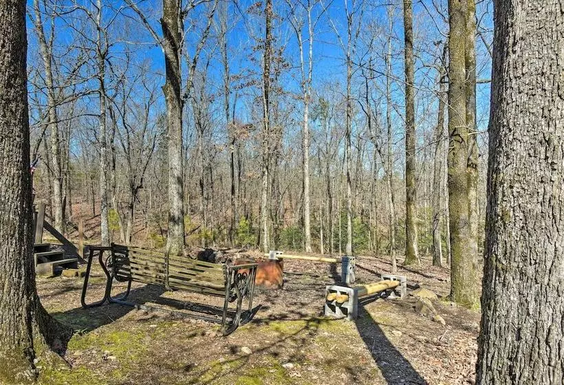 Arkansas Log Cabin Rental Near Lake Greeson!