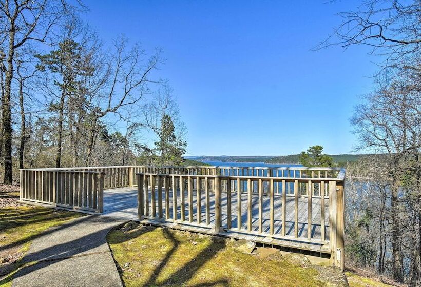 Arkansas Log Cabin Rental Near Lake Greeson!