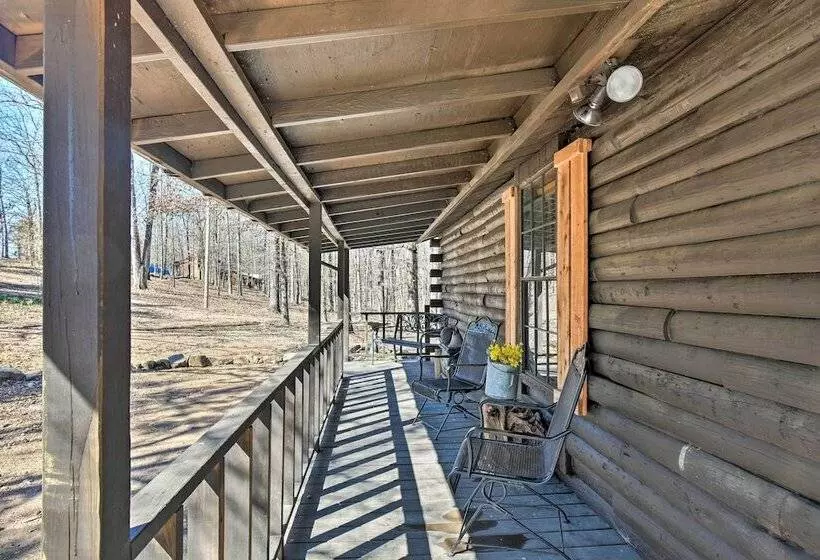 Arkansas Log Cabin Rental Near Lake Greeson!