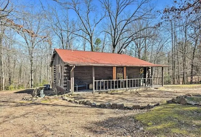 Arkansas Log Cabin Rental Near Lake Greeson!