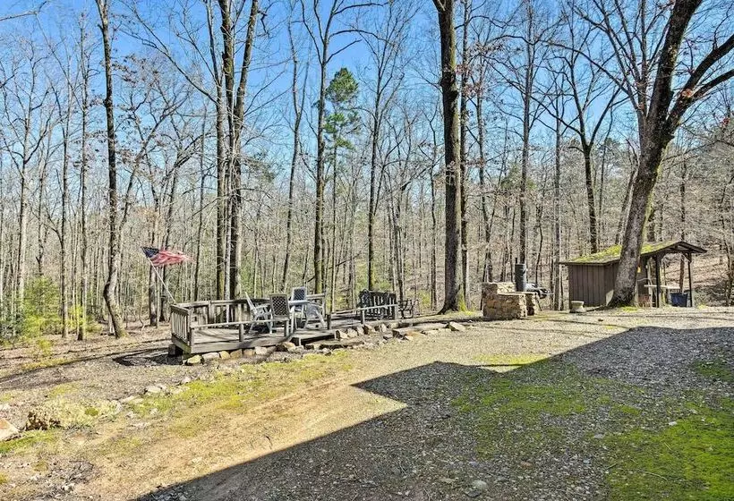 Arkansas Log Cabin Rental Near Lake Greeson!