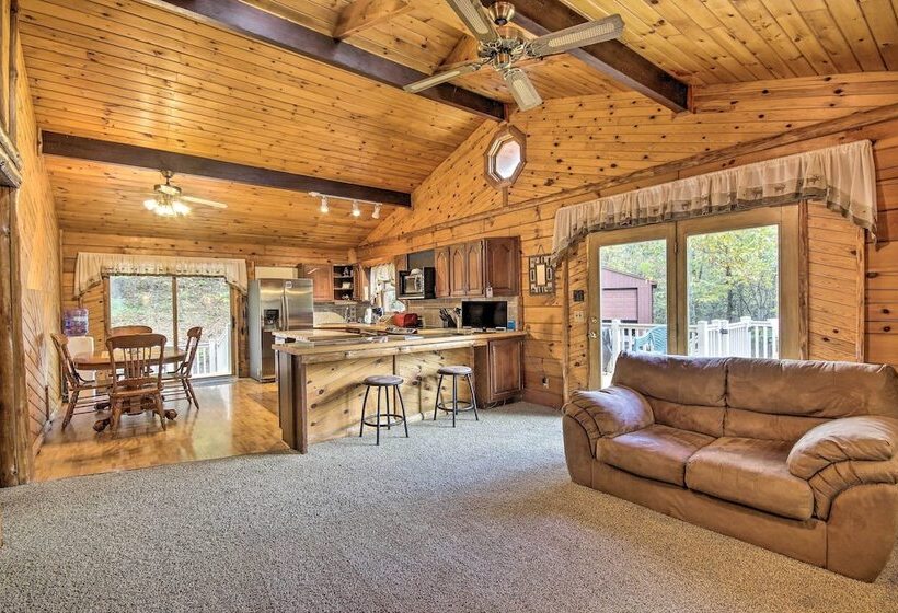Pet Friendly Raystown Lakefront Cabin W/ Bbq Grill
