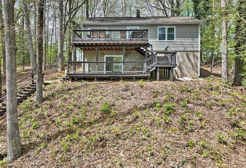 Waterfront Cottage W/ Boat Dock & 3 Decks!