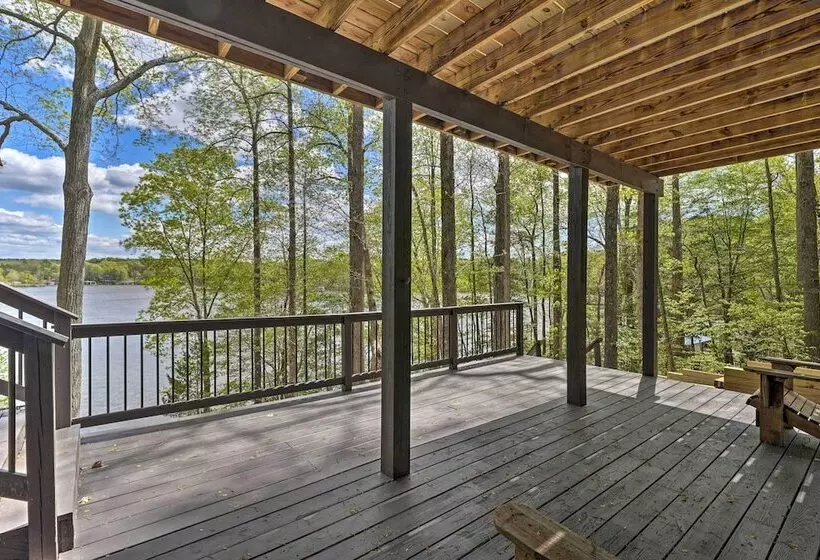 Waterfront Cottage W/ Boat Dock & 3 Decks!