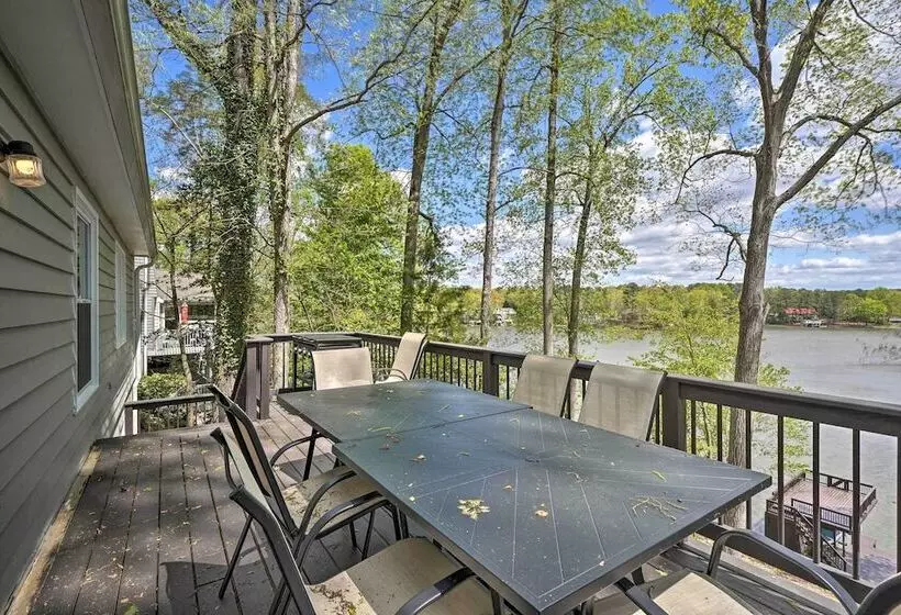 Waterfront Cottage W/ Boat Dock & 3 Decks!