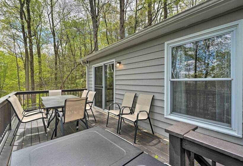 Waterfront Cottage W/ Boat Dock & 3 Decks!