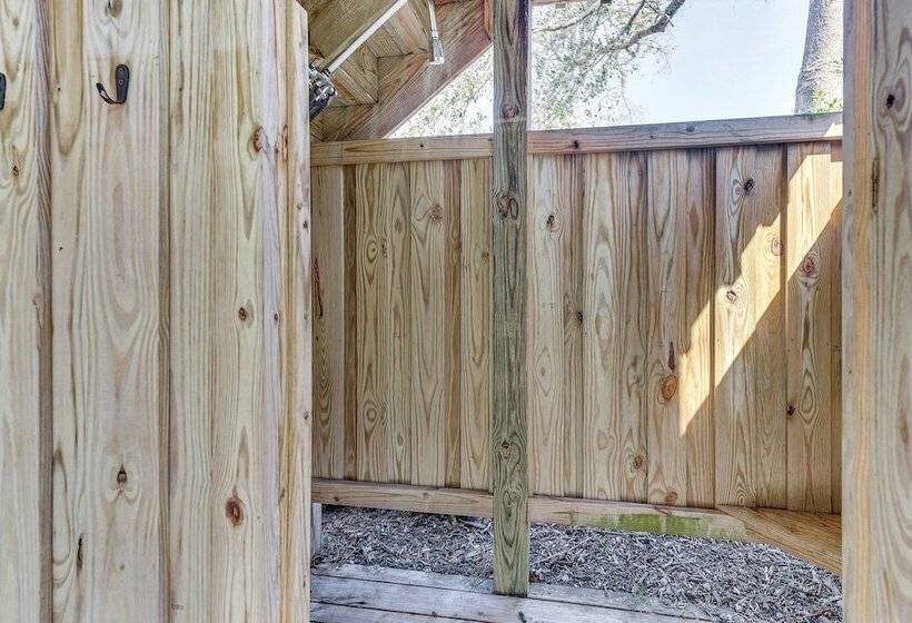 Oak Island Home W/ Pool: Walk To Long Beach!