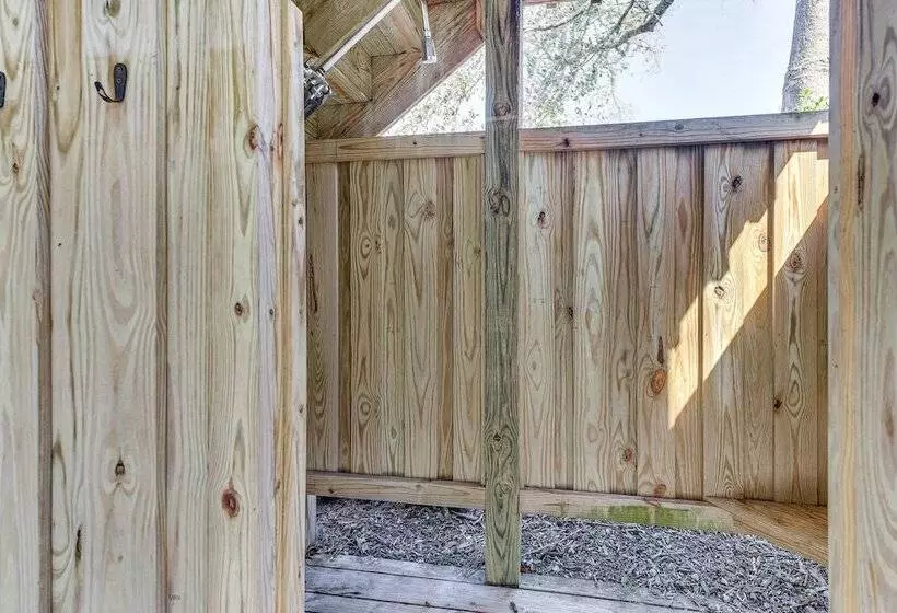 Oak Island Home W/ Pool: Walk To Long Beach!