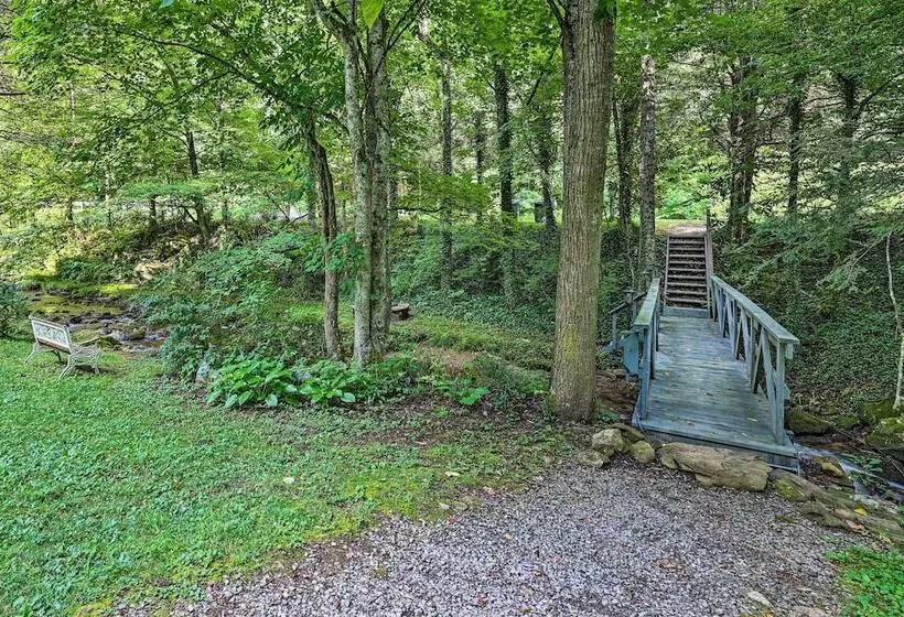 Peaceful Roan Mountain Escape: On Site Creek!