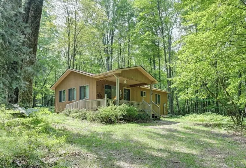 Secluded Farwell Cabin W/ Fire Pit & Gas Grill!
