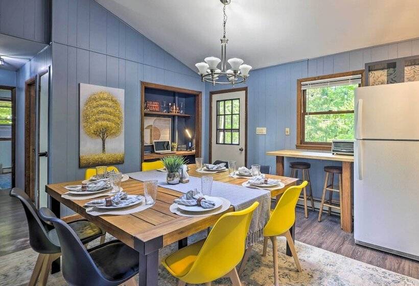 Wraparound Deck: Big Bass Lake Home In Gouldsboro