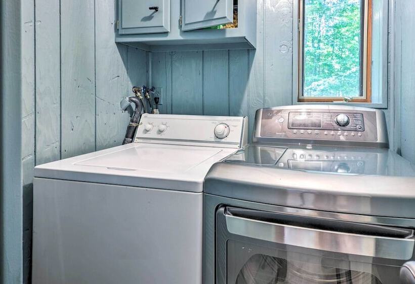 Wraparound Deck: Big Bass Lake Home In Gouldsboro