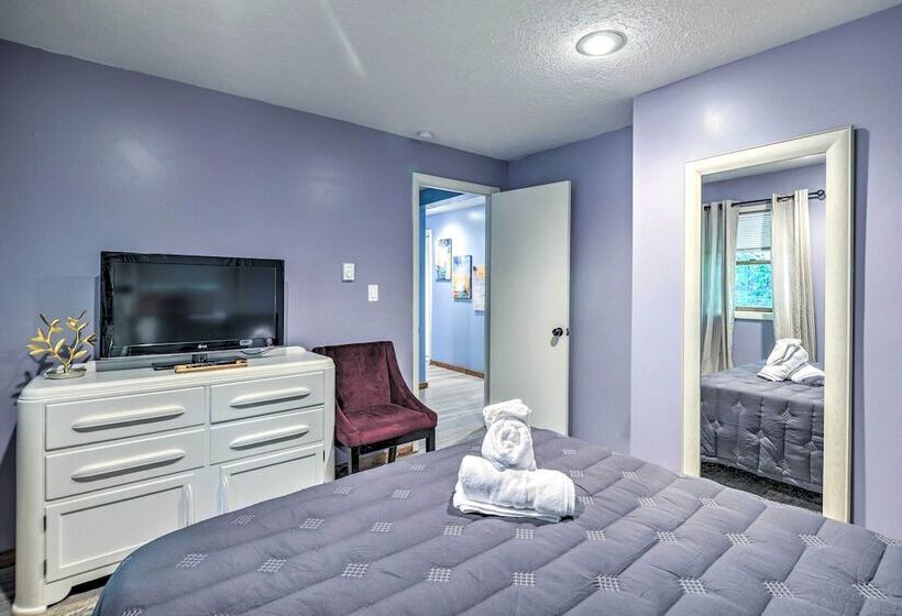 Wraparound Deck: Big Bass Lake Home In Gouldsboro