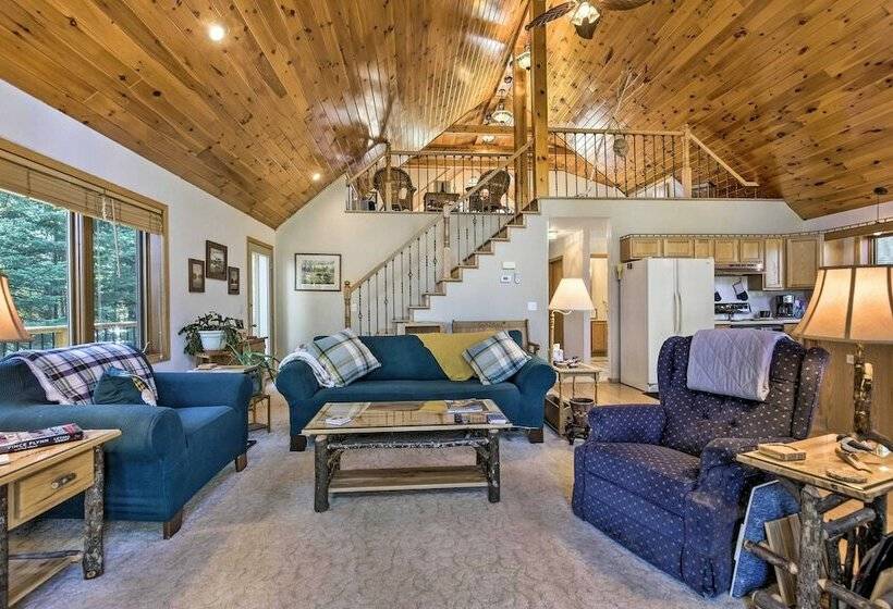 Elcho Escape W/ Private Dock On Post Lake!