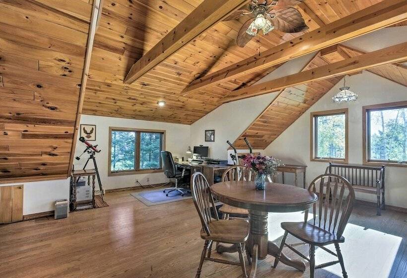 Elcho Escape W/ Private Dock On Post Lake!